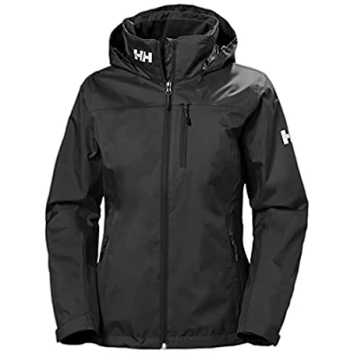Image of Helly Hansen Womens Crew Hooded Midlayer Jacket, S, Black