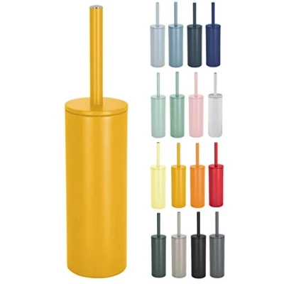 Image of Spirella Toilet brush with stainless steel support AKIRA matt yellow, Metal, 40 x 9.5 cm