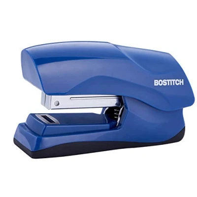 Image of Bostitch Office Heavy Duty 40 Sheet Stapler, Small Stapler Size, Fits into The Palm of Your Hand; Navy Blue