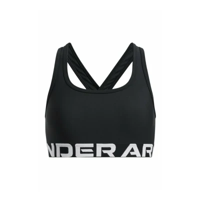 Image of Under Armour Medium support sports bra Black for kids, Size: 7y,