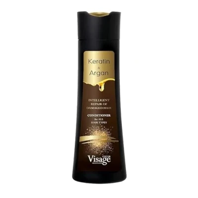 Image of Visage Keratin &amp; Argan Conditioner Repair of Damaged Hair for All Types