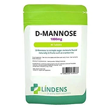 Image of Lindens D Mannose Triple Pack 1000mg 90 Tablets dMannose