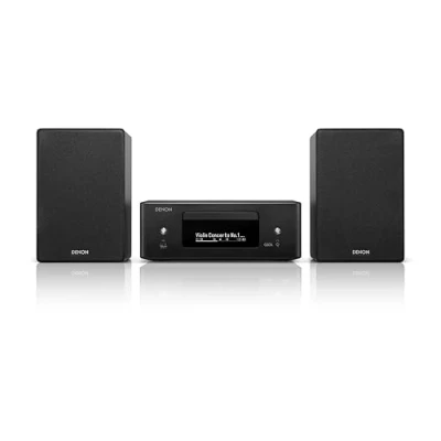 Image of Denon CEOL N12DAB all in one system with CD player, DAB/FM radio, HDMI ARC and HEOS® Built Black