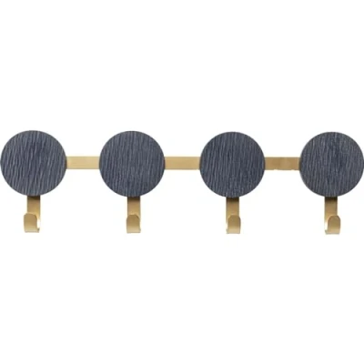 Image of Kare Wall Mounted Coat Rack Polysandstone 15.5 x 55 3.5 cm