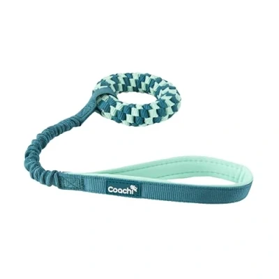Image of Coachi Puppy &amp; Mini Tuggi Helix Lightweight, Tough Dog Toy, Safe Fun, Stretchy Bungee Handle, Reward Training, Recall, Agility, Interrupt Biting Chewing. Suitable for Small Dogs Puppies
