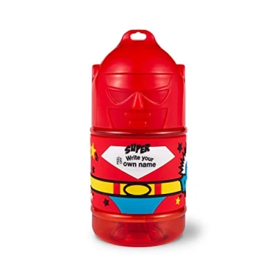 Image of Personalised Super Drinks Bottle (Blank Male Red 2)