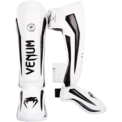 Image of Venum, Elite Standup Shin Guards, Men&#039;s, XL, White/Black