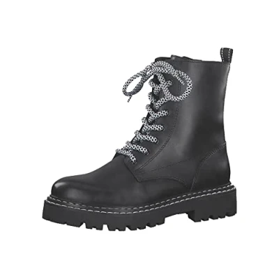 Image of MARCO TOZZI Women&#039; 2 26294 29 Ankle Boot, Black White, 6.5 UK