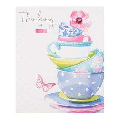Image of Hallmark Thinking Of You Card &quot;With Love&quot; Small [Old Model]