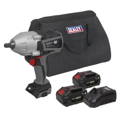 Image of Premier Cordless Impact Wrench Kit 20V SV20 Series &amp; 2 Batteries