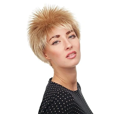 Image of Wig ME UP 3324 27T613 Lady Quality short spiky backcombed teased 80s Wave blond mix