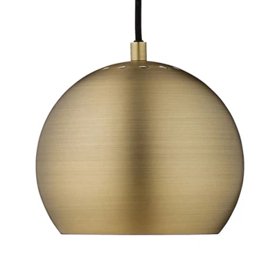 Image of FRANDSEN pendant light Ball, antique brass colour, Ø 18 cm
