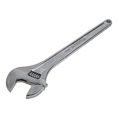 Image of Faithfull FAIAS450MC Chrome Adjustable Wrench Spanner 450mm (18in) Capacity 55mm