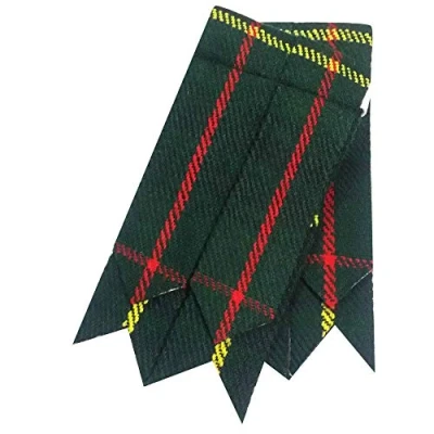 Image of New Mens Kilt Flashes Hunting Stewart Tartan/Scottish Hose Sock Tartans