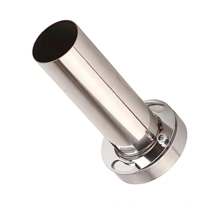 Image of Qiilu Universal Adjustable Round Exhaust Muffler Tip Removable Sound Silencer (3.5 inch)