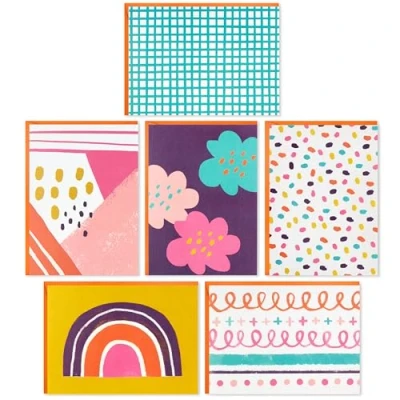 Image of Hallmark Blank Cards Assortment, Modern Doodles (48 with Envelopes) for Graduation, Just Because, All Occasion
