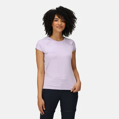 Image of Regatta Luaza T Shirt, Pastel Lilac, 38