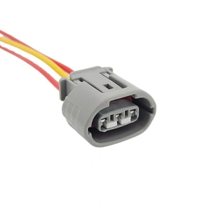 Image of 3 Pin Alternator Connector Plug Wire Harness Replacement 6189 0443 Compatible with Toyota Lexus Prewired Oval