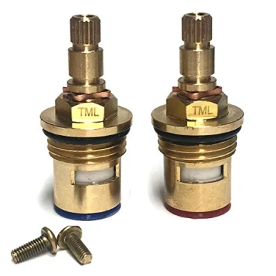 Image of Bristan VS01 C20 BS5412 XZ Compatible Tap Cartridge Valve Quarter Turn x 51mm 20 1/2&quot; BSP (No Threaded Collar)