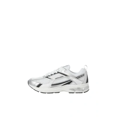 Image of Jack &amp; Jones Jfwtokyo Trainers, Men&#039;s, Size: 7, Bright white/black Imitation leather/ textile