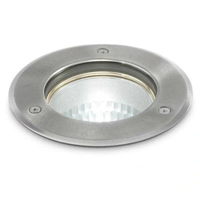 Image of Park 1 Light Small Round Recessed Spotlight Steel IP65, GU10