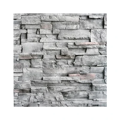 Image of Arthouse Slate Wall Grey Wallpaper 909704