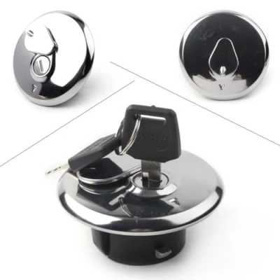 Image of Motorcycle Fuel Gas Tank Cap Cover Lock Key Set For Suzuki GN250 GN125 GN 125 250