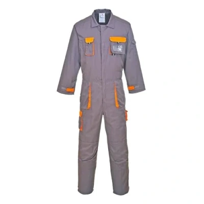 Image of Portwest Texo Contrast Coverall Grey XL