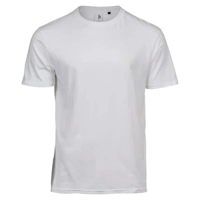 Image of Tee Jays Mens Short Sleeve T Shirt, White, Medium. TJ1100
