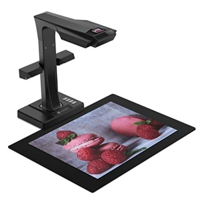 Image of CZUR ET16 Plus Book Scanner, Professional Document Scanner with 16MP, Capture Max A3 Size, 180+ Languages OCR, Convert to PDF/Searchable PDF/Word/Tiff/Excel, Compatible Windows&amp;MacOS