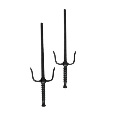Image of Martial Arts Black Polypropylene &quot;Sai&quot; Training Daggers New Model