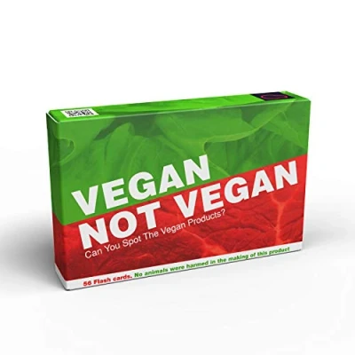 Image of Bubblegum Stuff Vegan Not Game Guess The Products Fun Flash Card Yes Or No Guessing Suitable For Family, Kids, Teenagers &amp; Adults