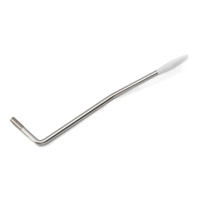 Image of Musiclily Ultra 5.8mm Thread in Style Stainless Steel Tremolo Arm Whammy Bar Vibrato for Strat Electric Guitar, Original Color With White Tip