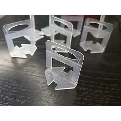 Image of Tile Leveling System 2mm 600 Pcs for Professional Ceramic and Stone Installation,Tiles Leveler Spacers Clips Wall Floor 2mm,Spacers Only,600