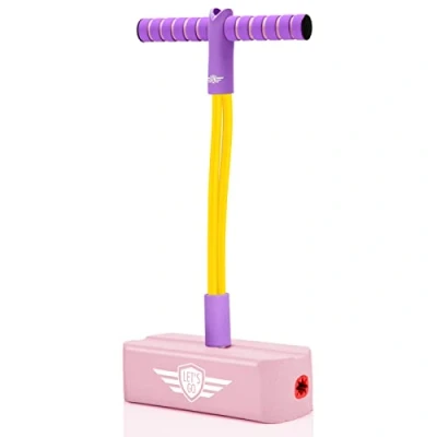 Image of Stfitoh Gifts for 3 12 Year Old Girls &amp; Boys, Toys Age 10 Girl Foam Pogo Jumper Birthday Presents Pink