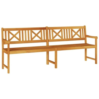Image of vidaXL Garden Bench 220x56x90 cm Solid Wood Acacia