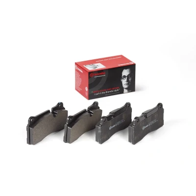 Image of 34218091600, 3421950290301, 3428091600, 342950290301 Brake pad set BREMBO P 06 111 prepared for wear indicator without accessories BMW: 2 Coupe
