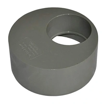 Image of 110mm Solvent Soil Pipe to 50mm Reducer Grey Pack of 2