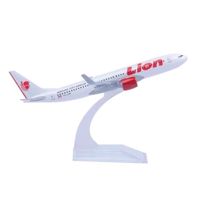 Image of Bswath Model Airplane 1:400 Scale Lion B737 Plane Metal Die cast Alloy Airplanes for Gift and Collection