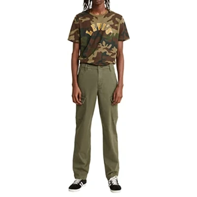 Image of Levi&#039;s Taper Cargo trousers olive, Men&#039;s, Size: 28x32, Olive