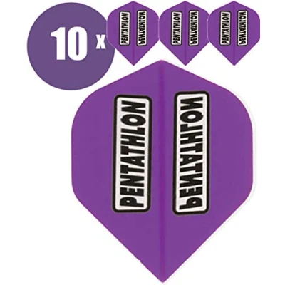Image of ABC Darts Flights Pentathlon Classic Purple 10 Sets (30 Flights)