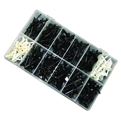 Image of Connect 36038 Assorted Box Plastic Rivets 235pc