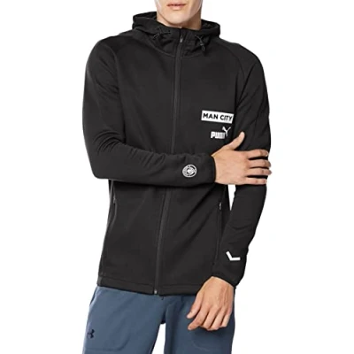Image of PUMA Mcfc Casuals Hoody Jkt Men&#039;s Sweatshirt