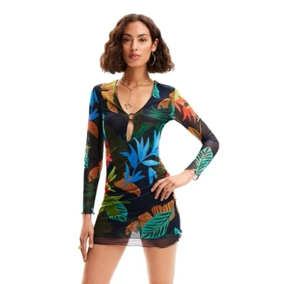 Image of Desigual Women&#039;s Vest_Funny One Piece Swimsuit, Blue, L