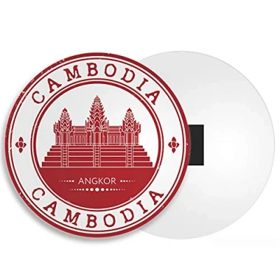 Image of Cambodia Fridge Magnet Mekong Delta Angkor Wat Temple Asian Travel #4515