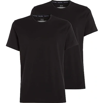 Image of Calvin Klein Underwear 2 PACK Undershirt, Men&#039;s, Size: Large, Black