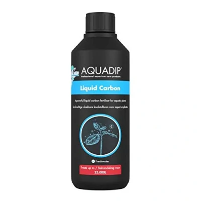 Image of Aquadip Liquid Carbon 500ml Tropical Coldwater Aquarium Fish Tank Plant Fertiliser Treatment