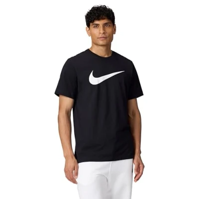 Image of Nike Sportswear TEE ICON Print Tshirt, Men&#039;s, Size: 3XL, Black/white