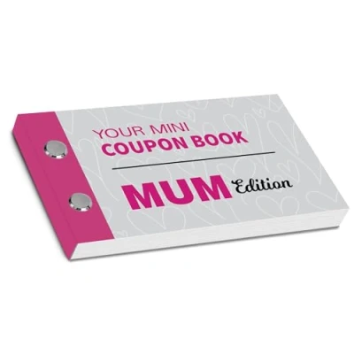 Image of RED OCEAN Coupon Book For Mum, Birthday Mothers Day Gifts, Gift Mum Day, Gifts From Daughter Son