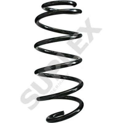Image of 1K0411105DK, 1K0411105DL, 3C0411105E Coil spring SUPLEX 39306 Front Axle with constant wire diameter orange (4x), (3x)